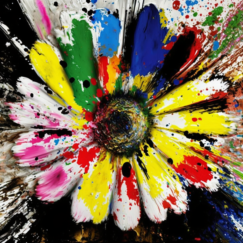 tableau multi couleurs