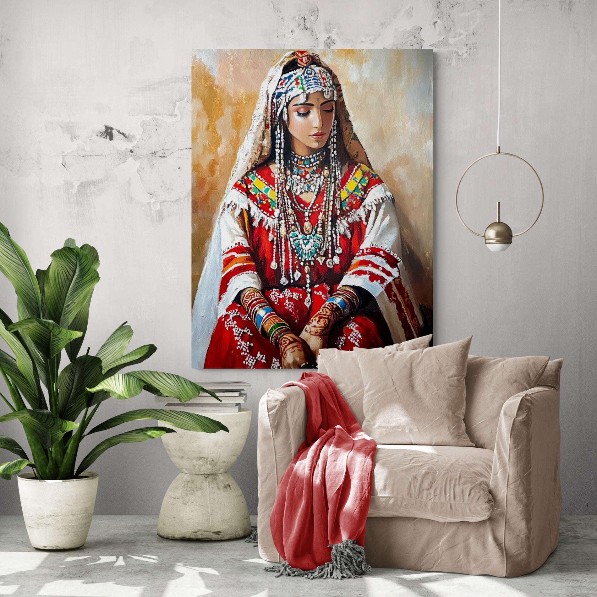 Printed Image - Exuberant Amazigh Tradition - MyselfMonArt