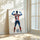 Poster personnalisé footballeur bleu rouge équipe France décoration chambre garçon entrée moderne
