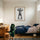 Personalized black and white soccer player poster – sports-themed kids bedroom decor