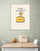 Illustration de grille-pain vintage jaune avec toast dans cuisine rétro