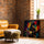 Yoruba African drum wall art for industrial living room