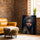 African woman portrait with colorful headwrap – wall art for industrial living room decor