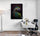 Parrot canvas wall art brightens a modern office, adding a creative touch to the workspace