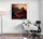 Contemporary office decor featuring Great Wall of China landscape wall art, timeless touch