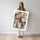 Poster abstrait moderne - Reflets dorés et brume rose au petit matin — Vierge - poster-femme-debout — passe-partout blanc