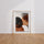 Poster Abstrait organique - Formes douces et nuances de terre — Vierge - living-room — passe-partout blanc
