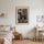 Poster & Affiche Âne sage - Présence graphique et jardin secret — Décor sur-mesure (IA) — passe-partout blanc
