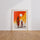 Poster Africain - Marche au soleil levant, chaleur et lumière — Vierge - living-room — passe-partout blanc