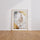 Poster Allah - Calligraphie dorée sur marbre nacré — Vierge - living-room — passe-partout blanc