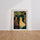 Poster Baigneuses indiennes - Douceur d'un bain sous la lune — Vierge - living-room — passe-partout blanc