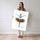 Poster Ballerine fleurie - Une danse tout en douceur et en couleurs — Vierge - poster-femme-debout — passe-partout blanc
