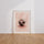 Poster Ballon de foot - Croquis vintage et passion du terrain — Vierge - living-room — passe-partout blanc