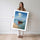Poster Barque échouée - Escale ensoleillée au bord de l'eau turquoise — Vierge - poster-femme-debout — passe-partout blanc