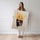 Poster Basquiat - Visage pop aux cheveux de frites en cuisine — Vierge - poster-femme-debout