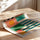 Poster Bauhaus - Formes douces et couleurs de soleil — Vierge - poster-enroullé — passe-partout blanc