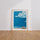 Poster Bord de mer - Les pieds dans le sable tiède — Vierge - living-room — passe-partout blanc