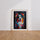 Poster Border Collie - Le regard vif d'un compagnon plein de vie — Vierge - living-room — passe-partout blanc