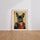 Poster Bouledogue français - Un chien d'apparat plein d'humour — Vierge - living-room — passe-partout blanc