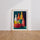 Poster Bouteilles vintage - L'esprit bistrot des années 50 — Vierge - living-room — passe-partout blanc