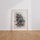 Poster calligraphie arabe - Spiritualité moderne aux couleurs vivantes — Vierge - living-room — passe-partout blanc