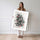 Poster calligraphie arabe - Spiritualité moderne aux couleurs vivantes — Vierge - poster-femme-debout — passe-partout blanc