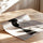 Poster Calligraphie japonaise - Silhouette zen en noir et blanc — Vierge - poster-enroullé — passe-partout blanc