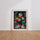 Poster Canard basketteur - L'attitude street qui fait sourire — Vierge - living-room — passe-partout blanc