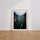 Poster Canyon mystique - Brume douce et sérénité d'altitude — Vierge - living-room — passe-partout blanc