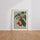 Poster Cerisier - Branche de fruits rouges pour cuisine vintage — Vierge - living-room — passe-partout blanc