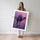 Poster Chameau du désert - Silhouette au crépuscule doré — Vierge - poster-femme-debout — passe-partout blanc