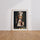 Poster Chat chef - Sourire gourmand au cœur de la cuisine — Vierge - living-room — passe-partout blanc