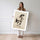 Poster Cheval aquarelle - Élan monochrome en noir et blanc — Vierge - poster-femme-debout — passe-partout blanc