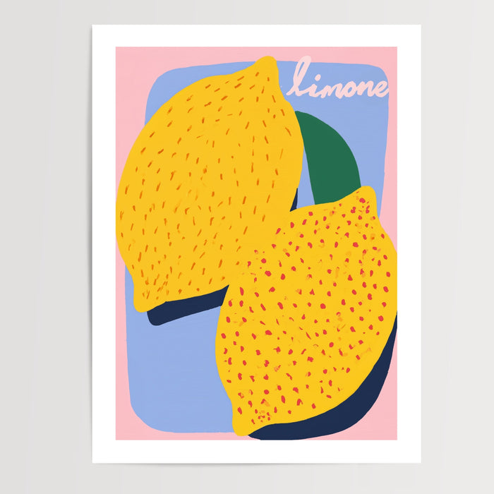 Poster Citrons - Une bouffée d'agrumes pour votre cuisine — Vierge - poster-presentation-produit — passe-partout blanc