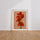 Poster Coquelicots - Douceur champêtre et lumière d'un été — Vierge - living-room — passe-partout blanc