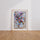 Poster Danseur amérindien - Rituel ancestral aux teintes éclatantes — Vierge - living-room — passe-partout blanc