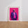 Poster Donald Trump - L'ancien président en gangster pop art — Vierge - living-room — passe-partout blanc