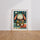 Poster Doudou patchwork - Tendre compagnon pour la chambre de bébé — Vierge - living-room — passe-partout blanc