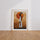 Poster Femme africaine - Élégance ancestrale aux tons ocre — Vierge - living-room — passe-partout blanc