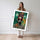 Poster Femme africaine pop art - Regard vibrant aux lunettes rouges — Vierge - poster-femme-debout — passe-partout blanc