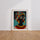 Poster Femme africaine - Portrait éclatant de couleurs et de fierté — Vierge - living-room — passe-partout blanc