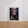 Poster Femme africaine - Portrait royal aux couleurs vibrantes — Vierge - living-room — passe-partout blanc