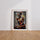 Poster Femme africaine - Silhouette fière aux couleurs éclatantes — Vierge - living-room — passe-partout blanc