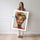 Poster Femme africaine - Turban aux couleurs éclatantes et regard apaisé — Vierge - poster-femme-debout — passe-partout blanc