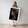 Poster Femme Afro - Profil majestueux et beauté noire lumineuse — Vierge - poster-femme-debout — passe-partout blanc