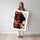 Poster Femme aux coquelicots rouges - Portrait floral et flamboyant — Vierge - poster-femme-debout — passe-partout blanc