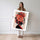Poster Femme aux fleurs - Portrait audacieux aux couleurs d'un été flamboyant — Vierge - poster-femme-debout — passe-partout blanc