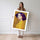 Poster Femme aux papillons - Grâce dorée selon Klimt — Vierge - poster-femme-debout — passe-partout blanc
