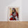 Poster Femme berbère - Regard et parures d'une beauté intemporelle — Vierge - living-room — passe-partout blanc