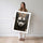 Poster Femme de tribu - Portrait africain en noir et blanc — Vierge - poster-femme-debout — passe-partout blanc